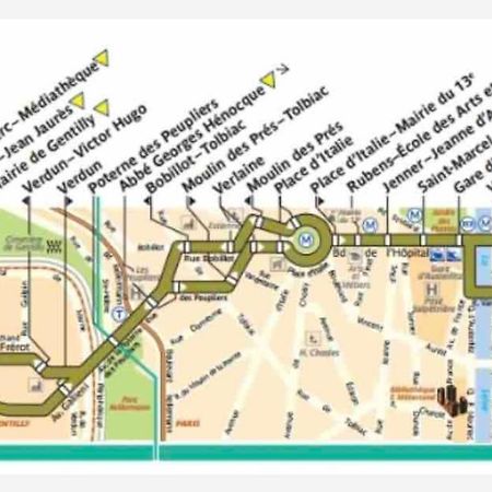 Duplex T2 A Arcueil A 3Min Arret Laplace Rer B Eksteriør billede